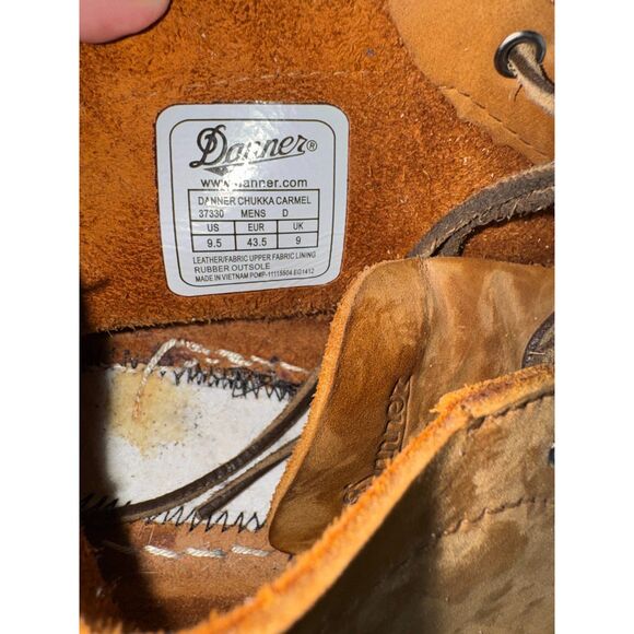 Danner‎ Chukka Boots Brown Roughout Suede Rubber Outsole Size 9.5 D main image 6